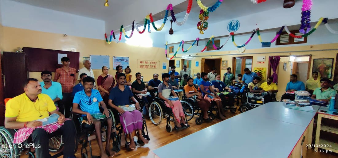 Standing with differently-abled neighbours