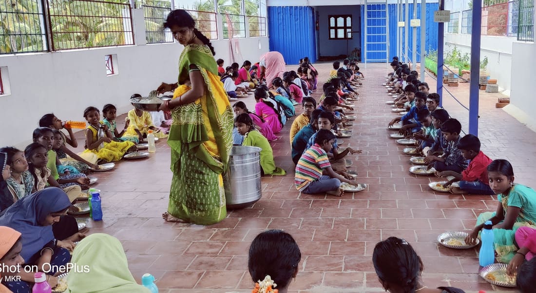 A shared community meal