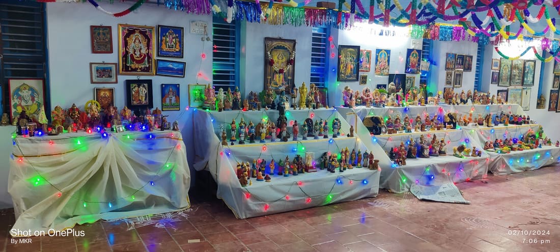 Navaratri Golu at the centre