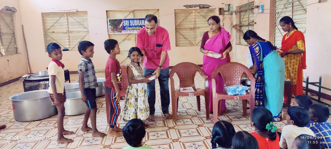 Notebook and Stationery Distribution to Students