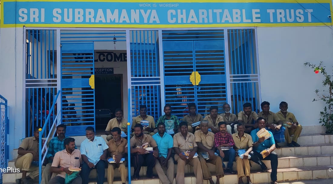 Deepavali New Dress Distribution for Ayikudy Panchayat Sanitary Workers