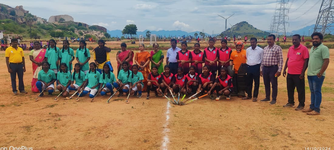 Tenkasi District Girls' Hockey Team