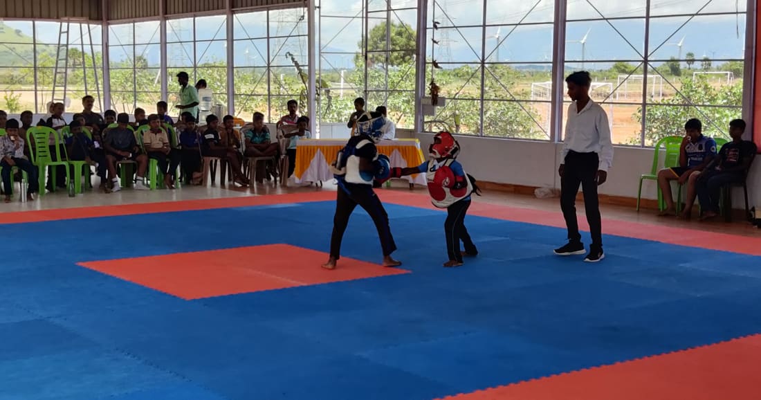 Kung Fu Wushu Competition at the Academy