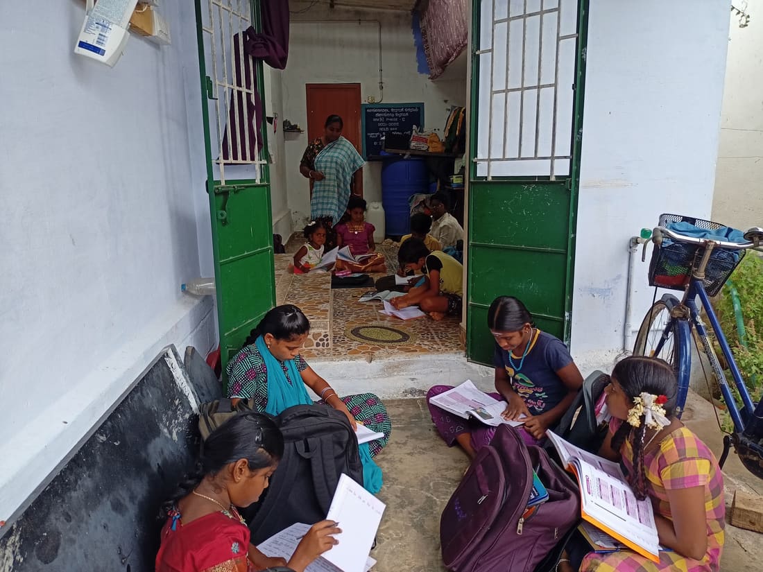 Students at One of Our 10 Neighbouring Village Tuition Centres