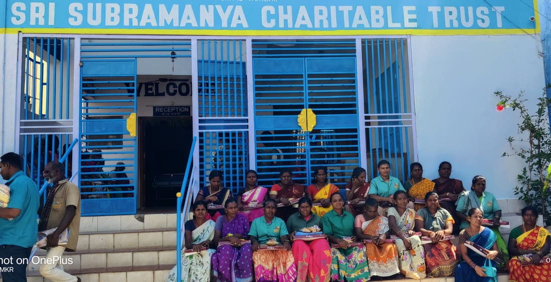 Deepavali New Dress Distribution for Ayikudy Panchayat Frontline Workers